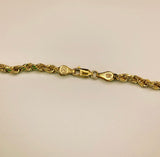 Gold Rope Chain, 3.5 mm Rope Chain Necklace,10K Gold Rope Chain, 10K Rope Chain, Gold Chains,Rope Chain Link, Womens Rope Chain Necklace