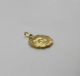 10K Gold Guardian Angel Pendant, Gold Angel Pendant, Guardian Angel Charm, 10K Angel Charm, Protection Pendant, Gold Baby Angel Pendant