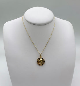 10K Gold Guardian Angel Pendant, Gold Angel Pendant, Guardian Angel Charm, 10K Angel Charm, Protection Pendant, Gold Baby Angel Pendant